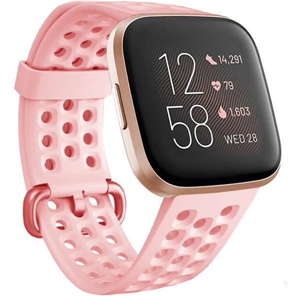 Fitbit Versa 2 Lite Sports Replacement Band Light Pink