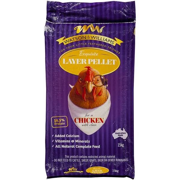 Watson & Williams Layer Pellet For Chickens Size 15kg