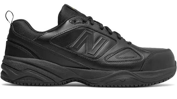 New Balance Men's 2E Wide Slip Resistant Industrial Shoes - Black US 7