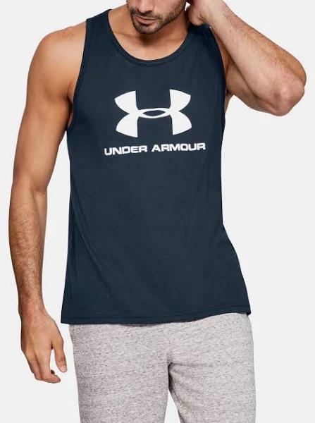 Under Armour - Sportstyle Logo Vest - Navy Blue - UK Small