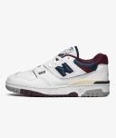 New Balance 550 White Navy NB Burgundy