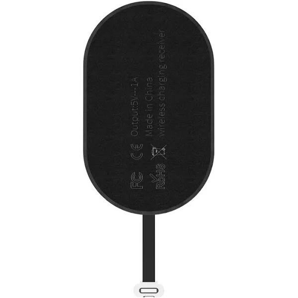 Baseus Microfiber Wireless Charging Receiver(For iPhone) Black