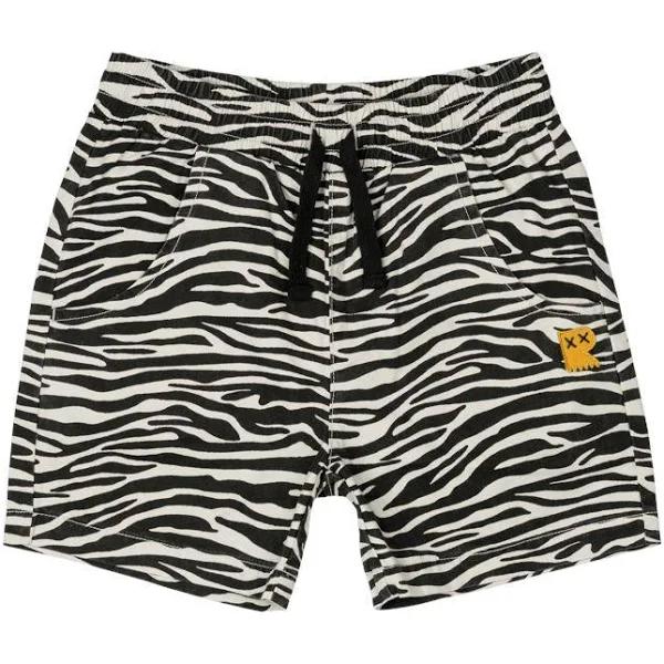 Rock Your Baby Grey Tiger Skate Shorts 7