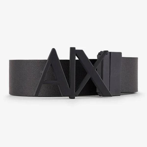 Armani Exchange Reversible Belt Black