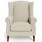 Classic Wing Fabric Occasional Armchair Linen by Freedom