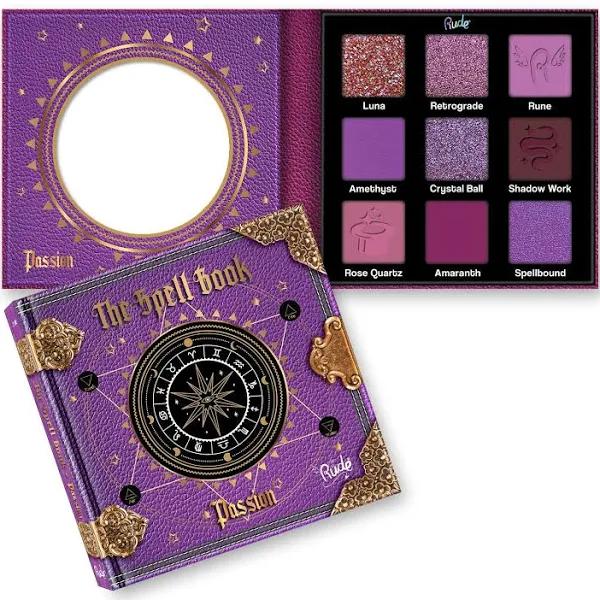 Rude Cosmetics The Spell Book Palette Passion