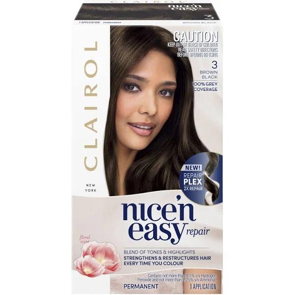 Clairol Nice'n Easy Repair - 3 Brown Black