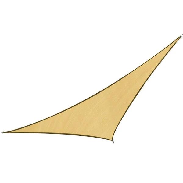 Wallaroo Triangular Shade Sail: 8m x 8m x 8m - Sand