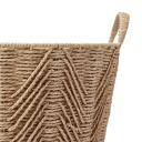 Kmart Round Herringbone Paper Rope Basket in Natural