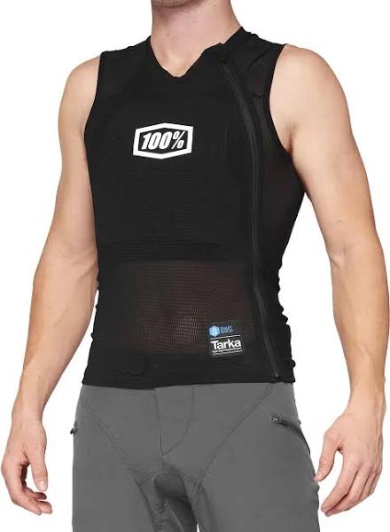 100 Percent Tarka Vest Black