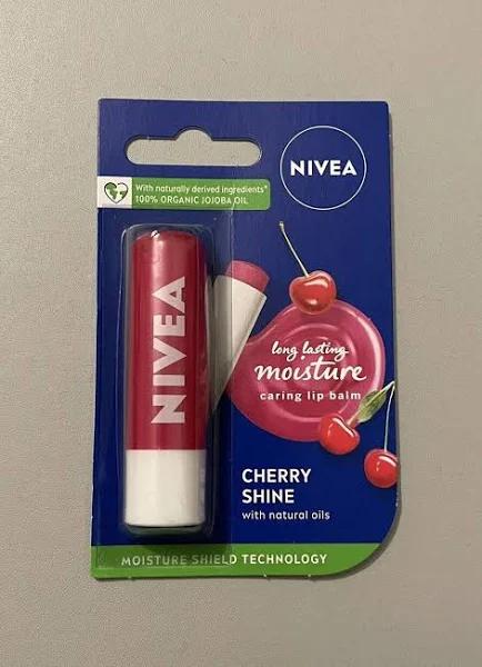 Nivea Cherry Shine Caring Lip Balm 5ml