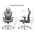 Sihoo M57 Ergonomic Office Chair, Computer Chair Desk Chair High Back Chair Breathable,3D Armrest and Lumbar Support