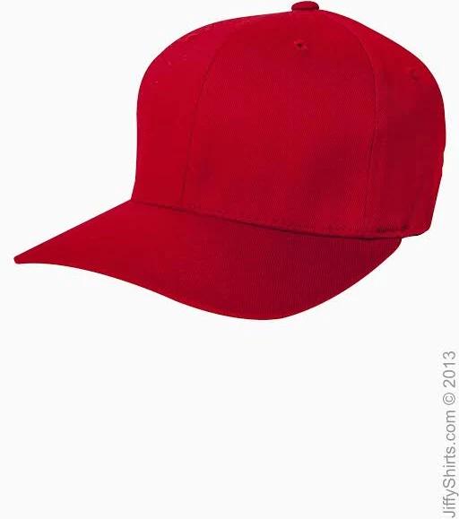 Flexfit 6277 - Wooly 6-Panel Cap, Red, L/XL