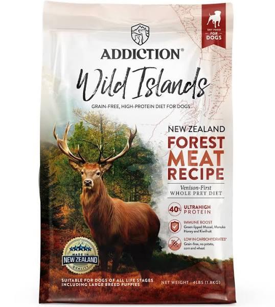 9kg Wild Islands Forest Meat Recipe Grain Free Addiction All Life Stages Dry Dog Food by Budget Pet Products