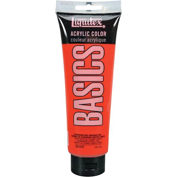 Liquitex Basics Acrylic Paint 8.45oz - Cadmium Red Medium Hue