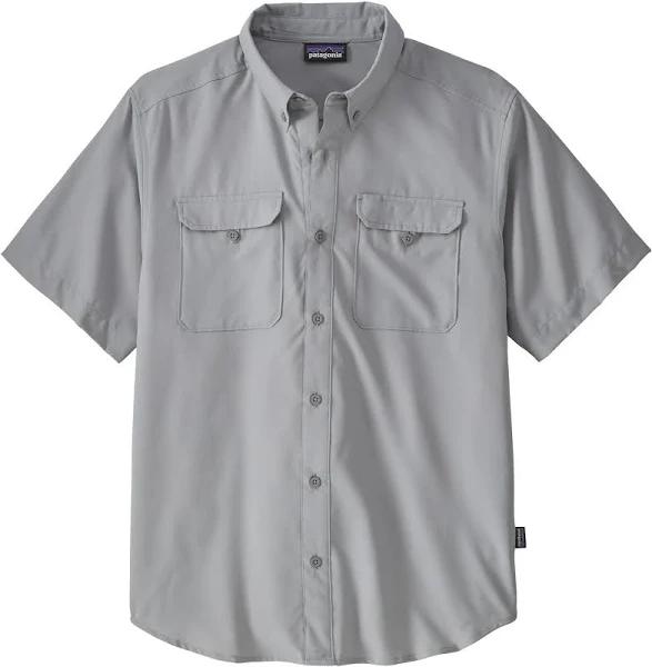 Patagonia Self Guided Hike Mens Shirt - Salt Grey - L