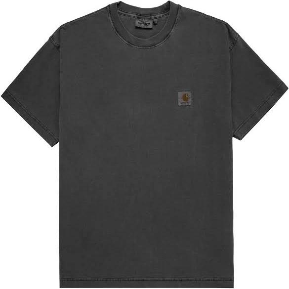 Carhartt WIP S/S Nelson T-Shirt - Black Garment Dyed - M - Men