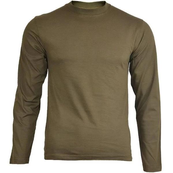 Olive Drab Long Sleeve T-Shirt, Medium (94-101cm)