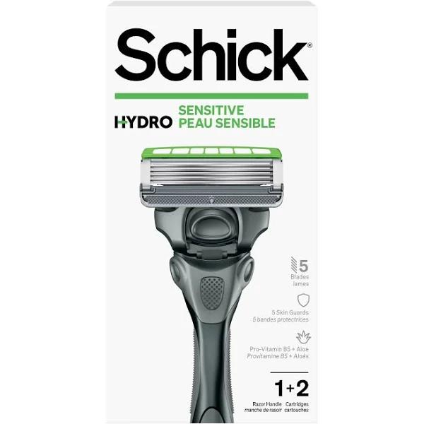 Schick Hydro 5 Sense Sensitive 1 Razor 2 Cartridges