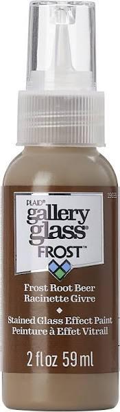 FolkArt Gallery Glass Paint 2oz - Frost Root Beer