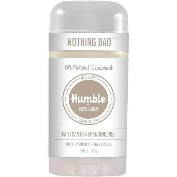 Humble Brands Natural Deodorant, Vegan & Sensitive Skin Palo Santo & Frankincense, 2.5oz