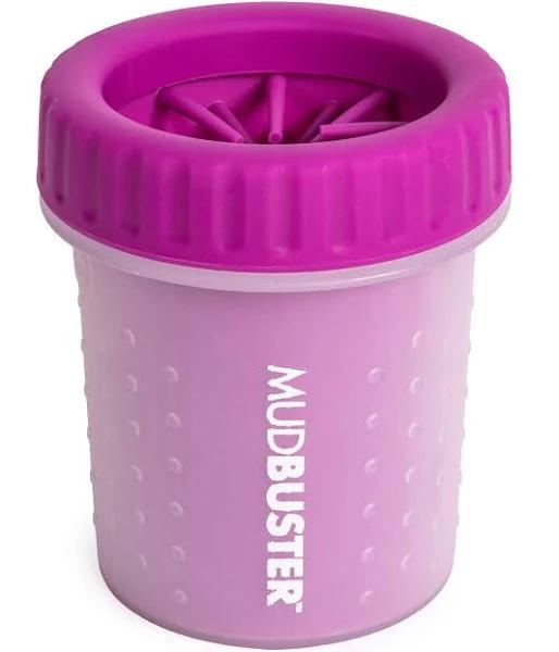 Dexas MudBuster Portable Dog Paw Washer/ Paw Cleaner, Small, Fuchsia