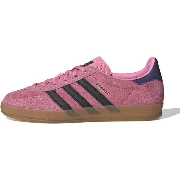 adidas-Gazelle Indoor Shoes-Women-Bliss Pink / Core Black / Collegiate purple-8