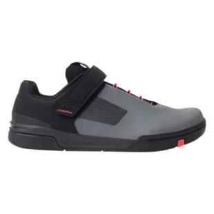 Crank Brothers Stamp Speedlace Shoes - Grey/Red/Black - 9.5