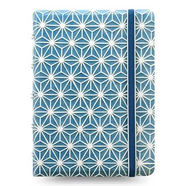 Filofax - Pocket Impressions Notebook Blue & White Refillable