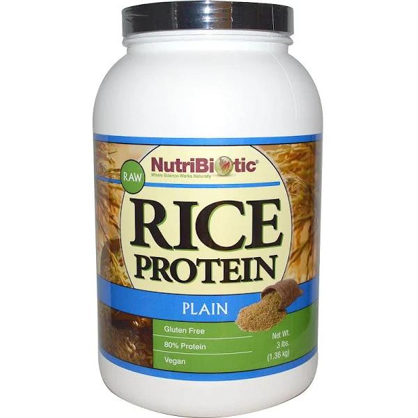 NutriBiotic Raw Rice Protein Plain 3 lbs (1.36 kg)