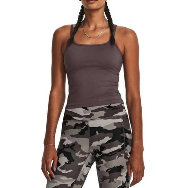 Under Armour Super-Soft Meridian Fitted Tank - Grey L