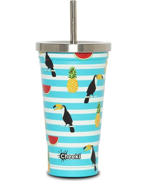 Cheeki 500ml Stainless Steel Insulated Tumbler Toucan