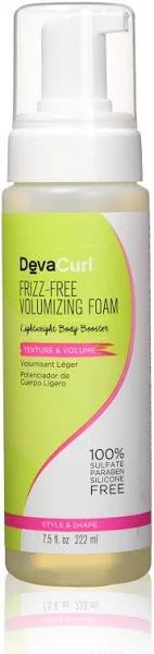 DevaCurl Frizz-Free Volumizing Foam (Lightweight Body Booster - Texture & Volume) 222ml/7.5oz