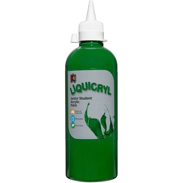 EC Liquicryl Junior Student Acrylic 500ml Green