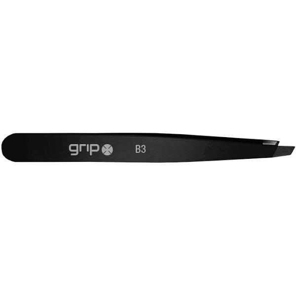 Caronlab Grip Claw Slanted Tip Tweezer - Matte Black