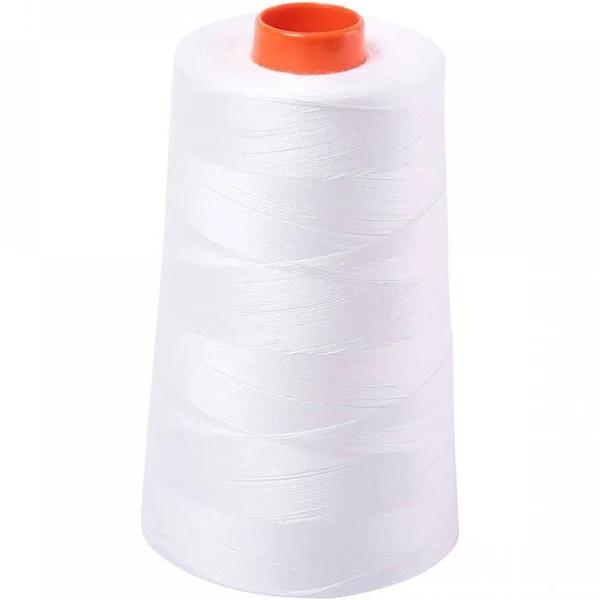 Aurifil 2021 50 WT 100% Cotton Thread, 6,452 Yard Cone Natural White