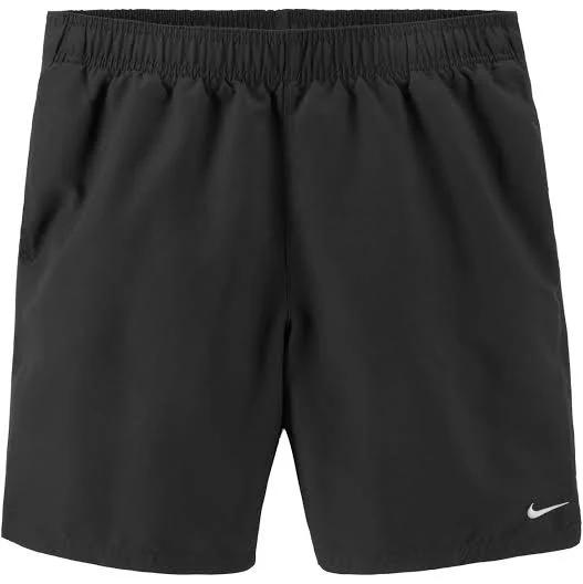 Nike Swimming Essential 7 Inch Volley Swim Shorts in Black