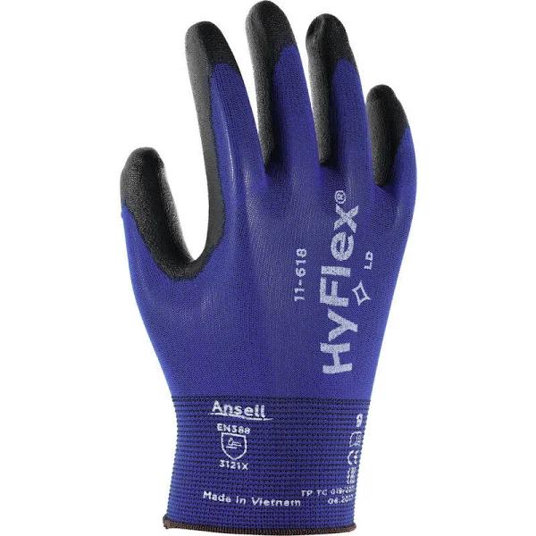 Ansell - 11-618 - HyFlex - Synthetic Glove - Blue - 7