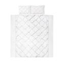 Giselle Bedding Queen Size Quilt Cover Set - White