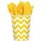 Chevron Cups - Yellow Sunshine