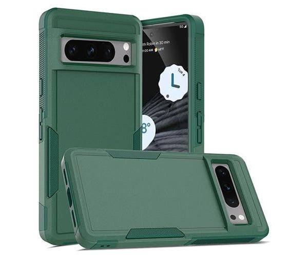 ZUSLAB Pixel 8 Pro Case Rugged Defender Protective Heavy Duty Shockproof Dustproof Cover For Google (2023) - Green