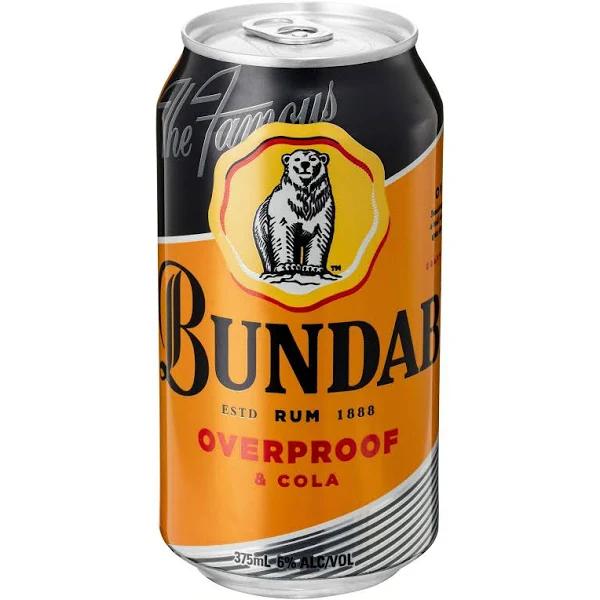 Bundaberg Rum Op & Cola 6% Can 6X375ML