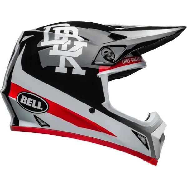 Bell MX-9 MIPS Twitch DBK 24 Motocross Helmet, black-white-red, Size S