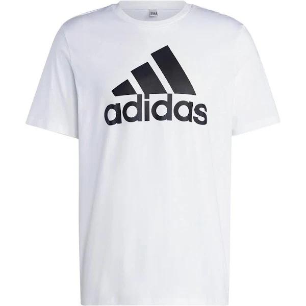 adidas-Essentials Single Jersey Big Logo Tee-Men-White-L