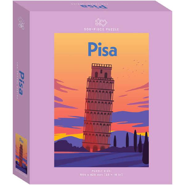 Travel Poster: Pisa Jigsaw Puzzle, 500 Piece