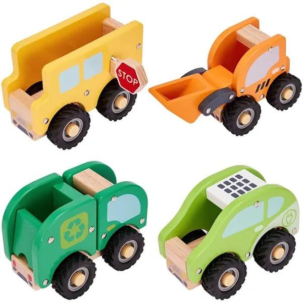 Kmart Wooden Town Vehicle-Assorted