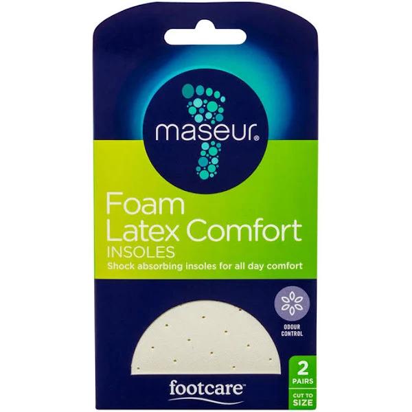 Footcare Maseur Foam Latex Comfort Insoles