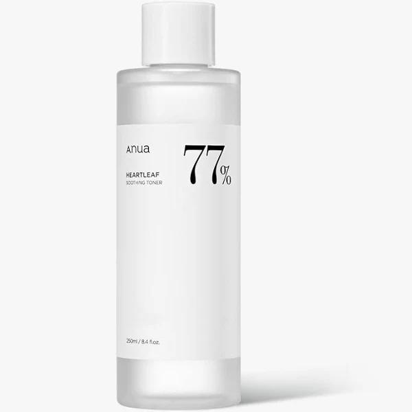 Anua Heartleaf 77% Soothing Toner I Ph 5.5 Skin Trouble Care, Calming Skin, Refreshing, Purifying (250ml / 8.45 Fl)