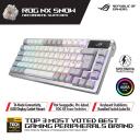 Asus ROG Azoth 75% Wireless Custom Gaming Keyboard - White ROG Snow Linear