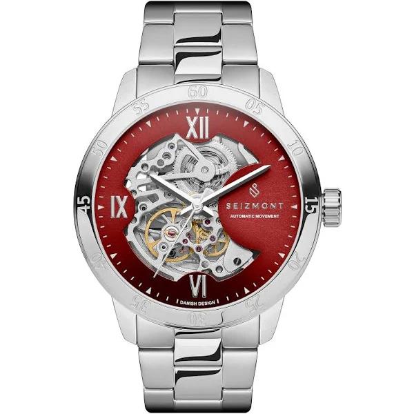 Dante II | Limited Edition Silver-Tone Skeleton Watch - For Men - Seizmont